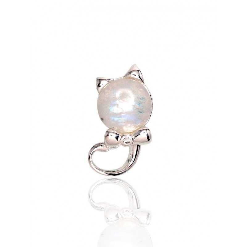 Sudraba kulons 2301582_CZ+MS, Sudrabs	925°, Cirkoni , Mēnesakmens 