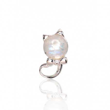 Sudraba kulons 2301582_CZ+MS, Sudrabs	925°, Cirkoni , Mēnesakmens 