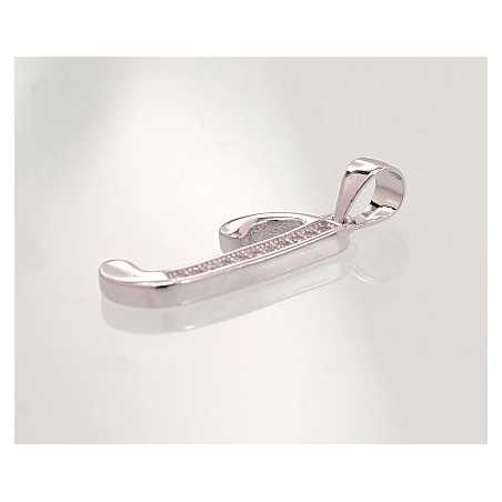 Sudraba kulons - burts 2301614(PRh-Gr)_CZ, Sudrabs	925°, rodijs (pārklājums), Cirkoni 