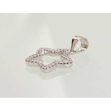 Sudraba kulons 2301663(PRh-Gr)_CZ, Sudrabs	925°, rodijs (pārklājums), Cirkoni 