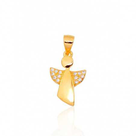 Sudraba kulons 2301740(PAu-Y)_CZ, Sudrabs	925°, dzeltenais zelts (pārklājums), Cirkoni 