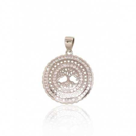 Sudraba kulons 2301765(PRh-Gr)_CZ, Sudrabs	925°, rodijs (pārklājums), Cirkoni 