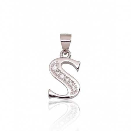 Sudraba kulons 2301849(PRh-Gr)_CZ, Sudrabs	925°, rodijs (pārklājums), Cirkoni 