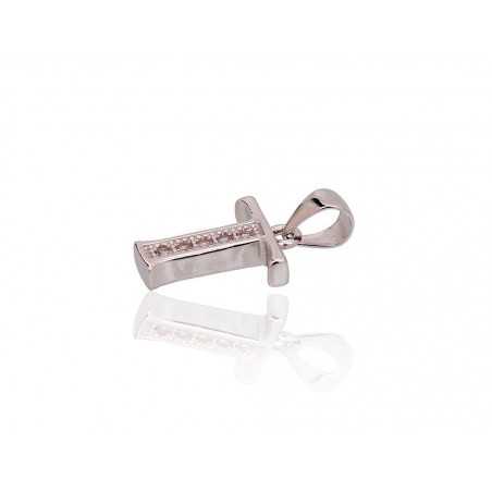 Sudraba kulons 2301850(PRh-Gr)_CZ, Sudrabs	925°, rodijs (pārklājums), Cirkoni 