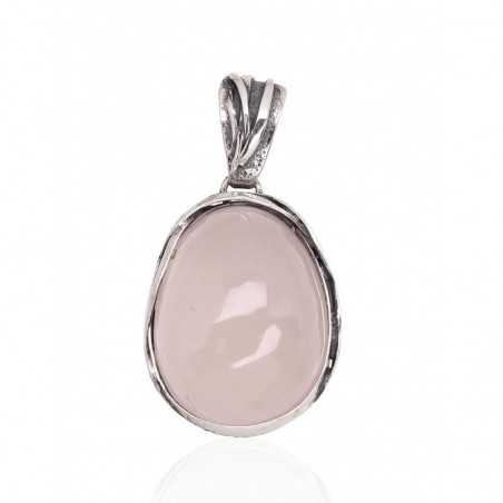 Sudraba kulons 2301877(POx-Bk)_KZPI, Sudrabs	925°, oksids (pārklājums), Rozā kvarcs 