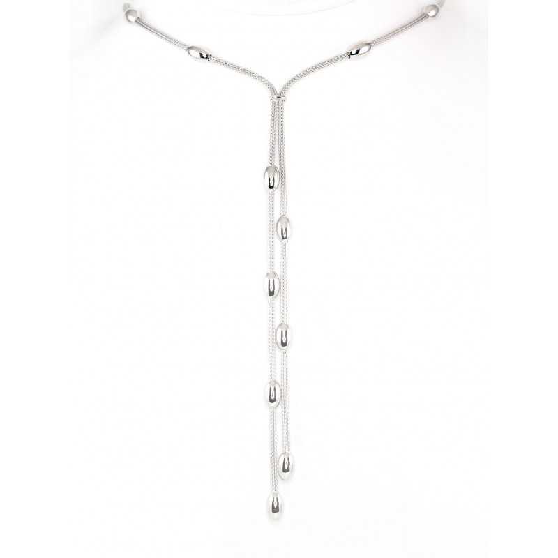 Sudraba kaklarota 2500096(PRh-Gr), Sudrabs	925°, rodijs (pārklājums)