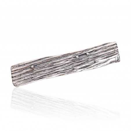 Sudraba piespraude 2920117(POx-Bk), Sudrabs	925°, oksids (pārklājums)