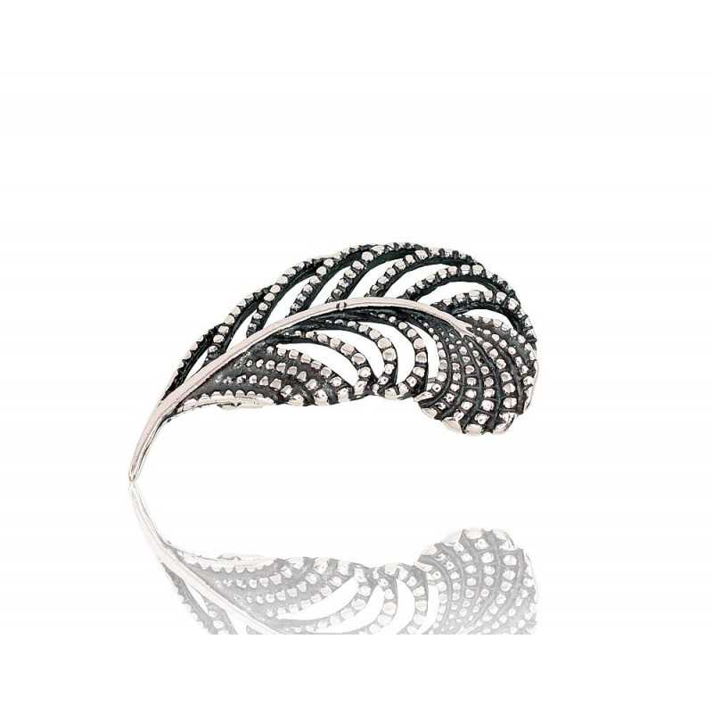 Sudraba piespraude 2920149(POx-Bk), Sudrabs	925°, oksids (pārklājums)