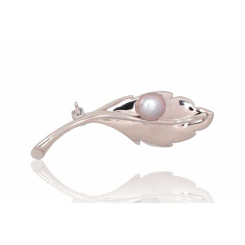 Sudraba piespraude 2920179(PRh-Gr)_PE-GR, Sudrabs	925°, rodijs (pārklājums), Pērles 