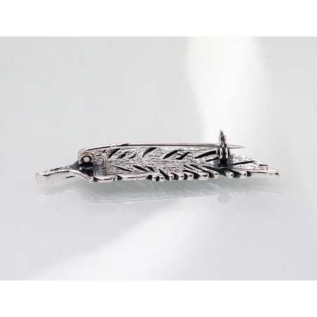 Sudraba piespraude 2920188(POx-Bk), Sudrabs	925°, oksids (pārklājums)