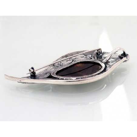 Sudraba piespraude 2920206(POx-Bk)_AGD, Sudrabs	925°, oksids (pārklājums), Dendriskais Ahāts 