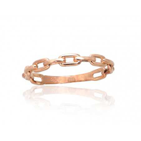 Zelta gredzens 1100977(Au-R), Sarkanais Zelts	585°