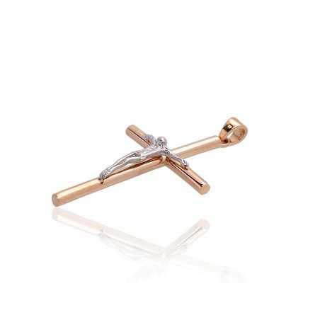 Zelta kulons 1300868(Au-R+Au-W), Sarkanais/Baltais Zelts	585°