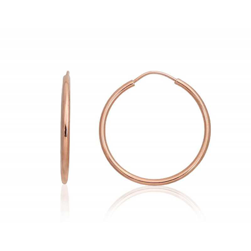 Zelta auskari-riņķīši 1201377(Au-R), Sarkanais Zelts	585°