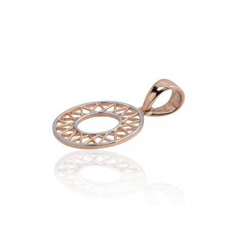 Zelta kulons 1300848(Au-R+PRh-W), Sarkanais Zelts	585°, rodijs (pārklājums) 