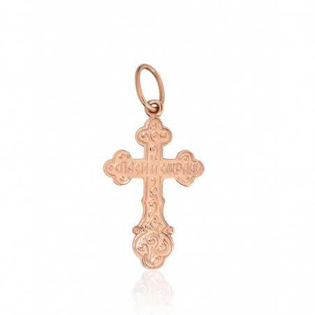 Zelta kulons 1300896(Au-R+PRh-W), Sarkanais Zelts	585°, rodijs (pārklājums) 