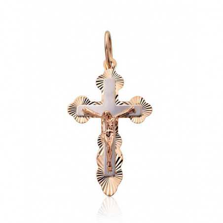 Zelta kulons 1300898(Au-R+PRh-W), Sarkanais Zelts	585°, rodijs (pārklājums) 