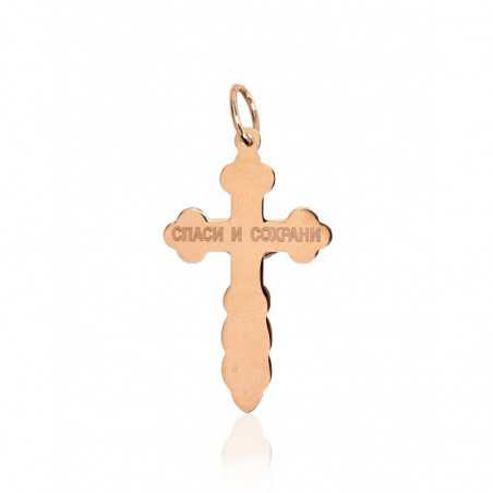 Zelta kulons 1300898(Au-R+PRh-W), Sarkanais Zelts	585°, rodijs (pārklājums) 