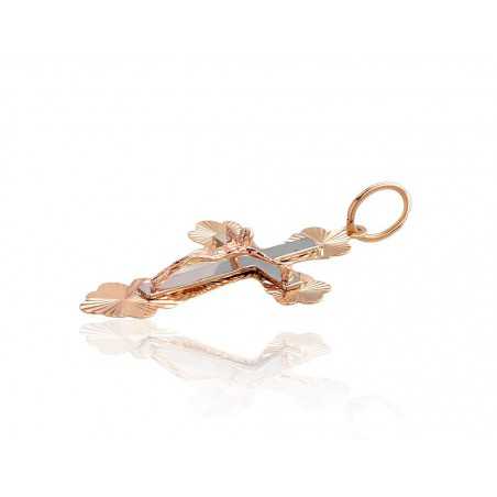 Zelta kulons 1300899(Au-R+PRh-W), Sarkanais Zelts	585°, rodijs (pārklājums) 