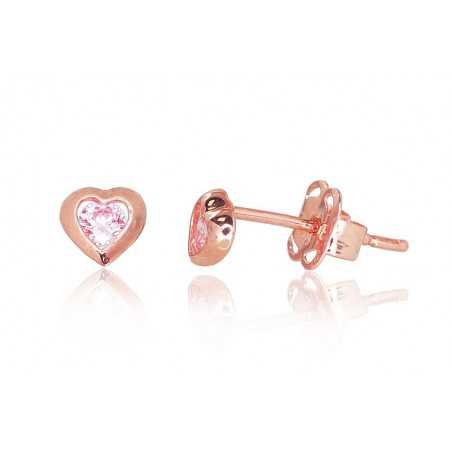 Zelta auskari  1200203(Au-R)_CZ-PI, Sarkanais zelts	585°, Cirkoni 