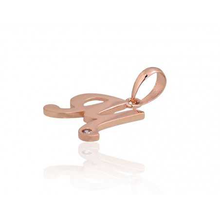 Zelta kulons 1300920(Au-R)_CZ, Sarkanais Zelts	585°, Cirkoni 