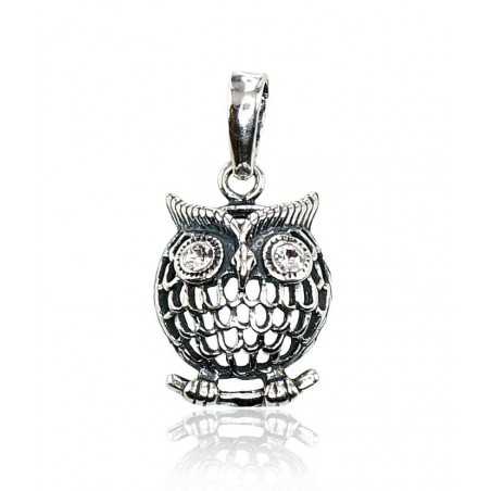 Sudraba kulons 2300691(POx-Bk)_CZ, Sudrabs	925°, oksids (pārklājums), Cirkoni 