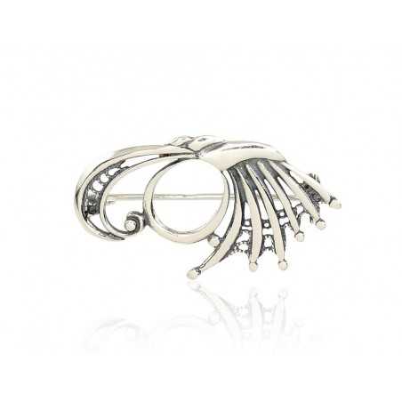 Sudraba piespraude 2920007(POx-Bk), Sudrabs	925°, oksids (pārklājums)