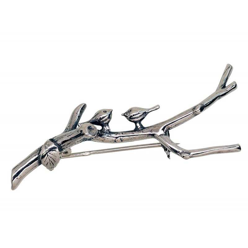 Sudraba piespraude 2920214(POx-Bk), Sudrabs	925°, oksids (pārklājums)