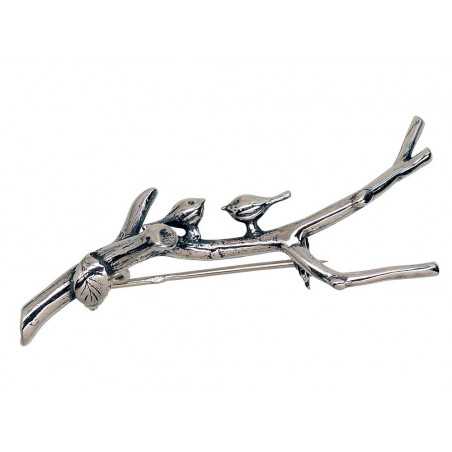 Sudraba piespraude 2920214(POx-Bk), Sudrabs	925°, oksids (pārklājums)