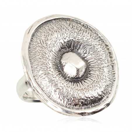 Sudraba gredzens 2101186(POx-Bk), Sudrabs	925°, oksids (pārklājums)