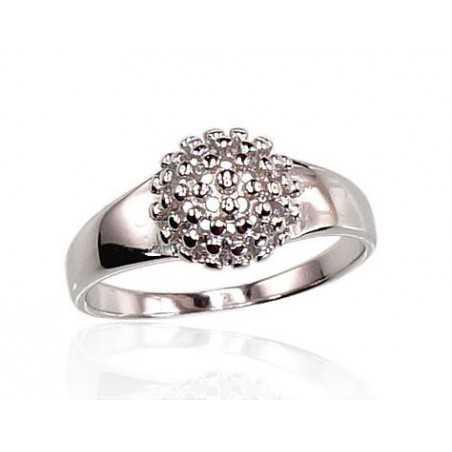 Sudraba gredzens 2101500(PRh-Gr), Sudrabs	925°, rodijs (pārklājums)