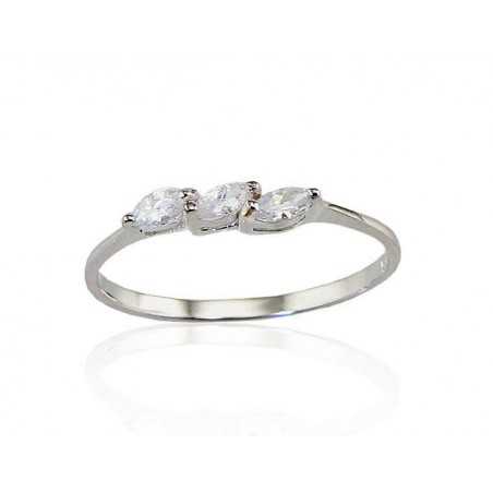 Sudraba gredzens 2101508(PRh-Gr)_CZ, Sudrabs	925°, rodijs (pārklājums), Cirkoni 