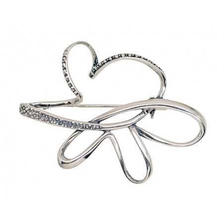 Sudraba piespraude 2920218(POx-Bk), Sudrabs	925°, oksids (pārklājums)