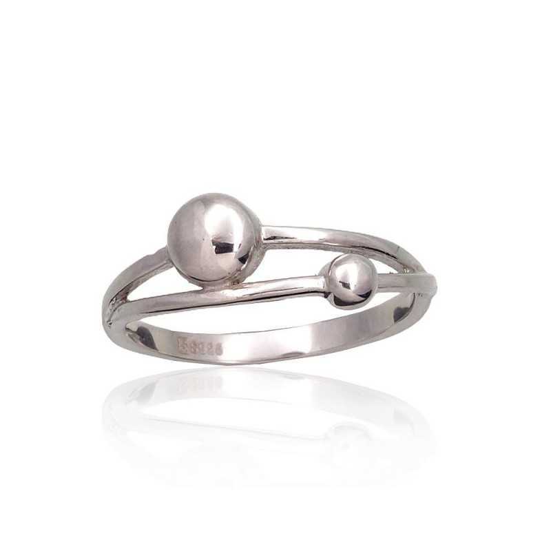 Sudraba gredzens 2101520(PRh-Gr), Sudrabs	925°, rodijs (pārklājums)