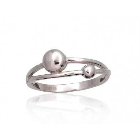 Sudraba gredzens 2101520(PRh-Gr), Sudrabs	925°, rodijs (pārklājums)