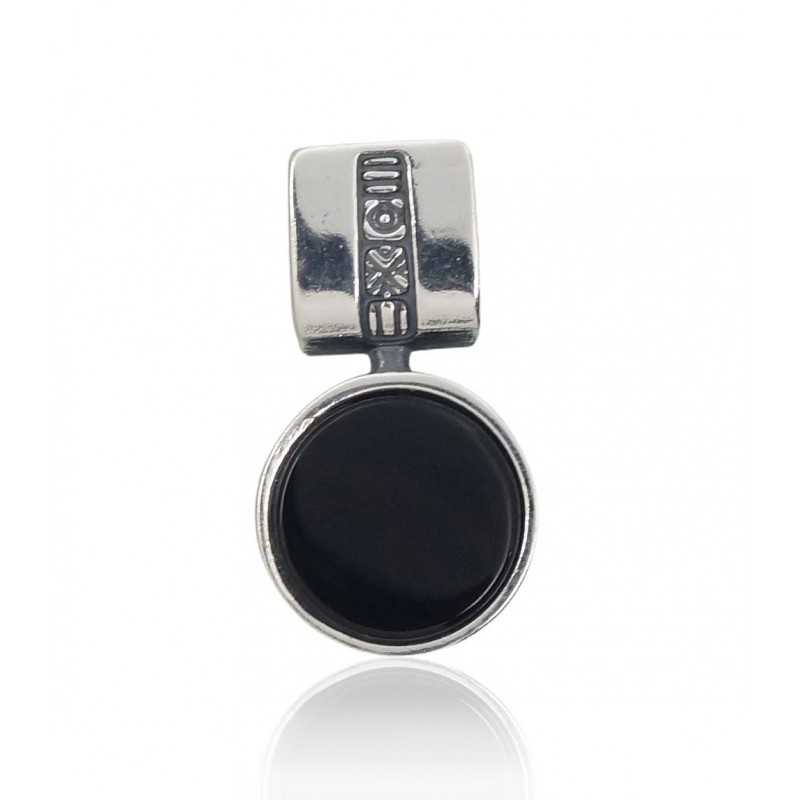 Sudraba kulons 2301787(POx-Bk)_ON, Sudrabs	925°, oksids (pārklājums), Onikss 