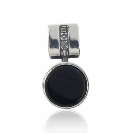 Sudraba kulons 2301787(POx-Bk)_ON, Sudrabs	925°, oksids (pārklājums), Onikss 