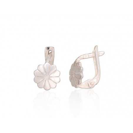 Sudraba auskari ar  angļu  slēdzēju 2202475, Sudrabs	925°