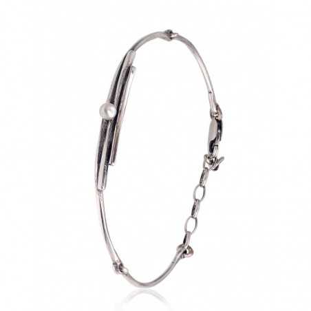 Sudraba aproce 2600316(POx-Bk)_PE, Sudrabs	925°, oksids (pārklājums), Pērles 