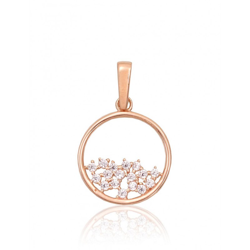 Zelta kulons 1300953(Au-R)_CZ, Sarkanais Zelts	585°, Cirkoni 