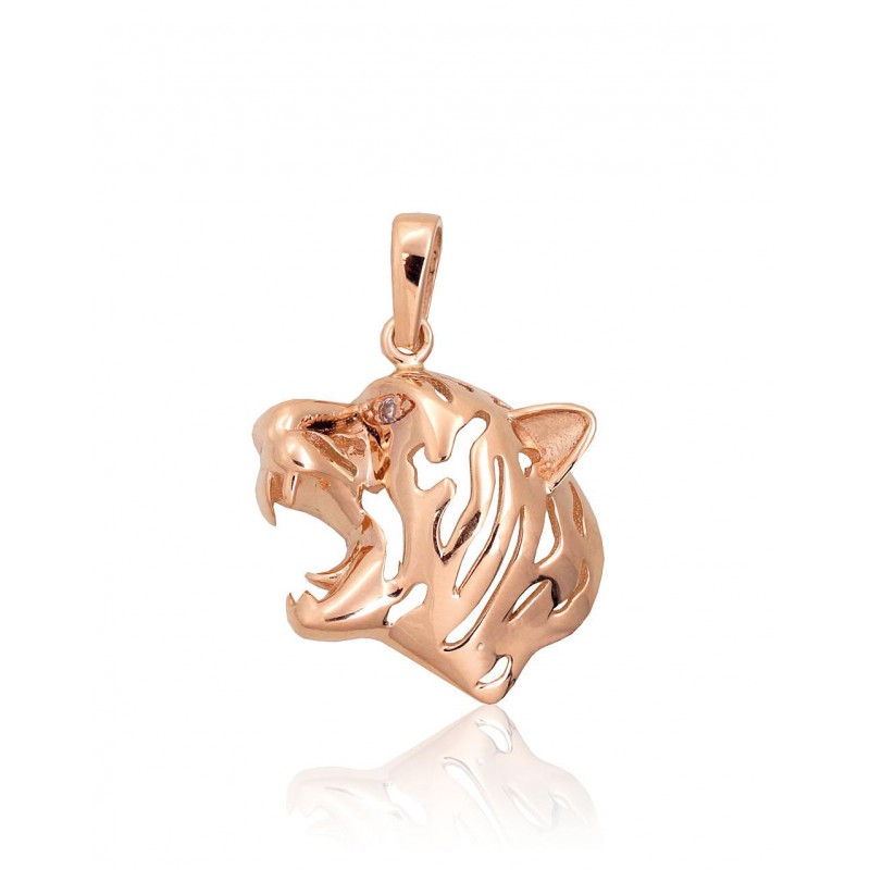 Zelta kulons 1300957(Au-R)_CZ, Sarkanais Zelts	585°, Cirkoni 