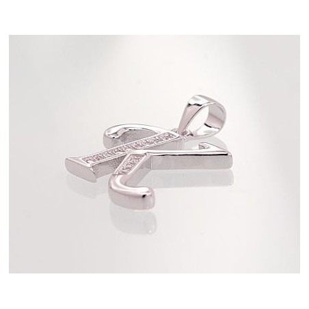 Sudraba kulons 2301615(PRh-Gr)_CZ, Sudrabs	925°, rodijs (pārklājums), Cirkoni 