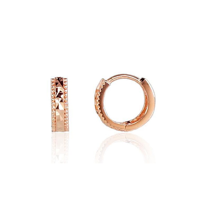 Zelta auskari  1200645(Au-R), Sarkanais zelts	585°