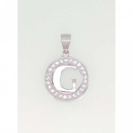 Sudraba kulons 2301002(PRh-Gr)_CZ, Sudrabs	925°, rodijs (pārklājums), Cirkoni 