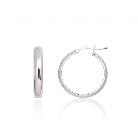 Sudraba auskari auskari-riņķīši