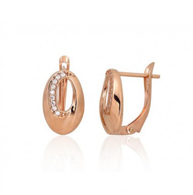 Auksiniai auskarai ant cilindrinės spynos0