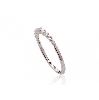 Zelta gredzens, Baltais Zelts, 585, Briljanti