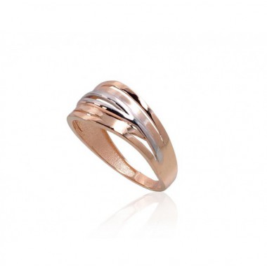 Zelta gredzens 1100979(Au-R+PRh-W), Sarkanais Zelts	585°, rodijs (pārklājums) 