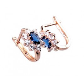 Auksiniai auskarai ant cilindrinės spynos1