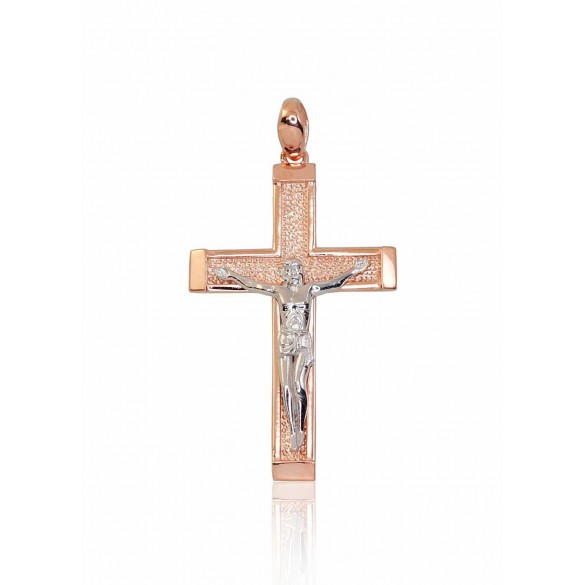 Zelta kulons 1300602(Au-R+Au-W), Sarkanais/Baltais Zelts	585°